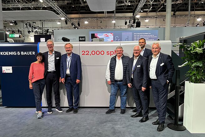 Photo 1: Meeting at drupa 2024